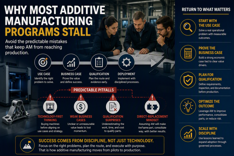 Why Most Additive Manufacturing Programs Stall