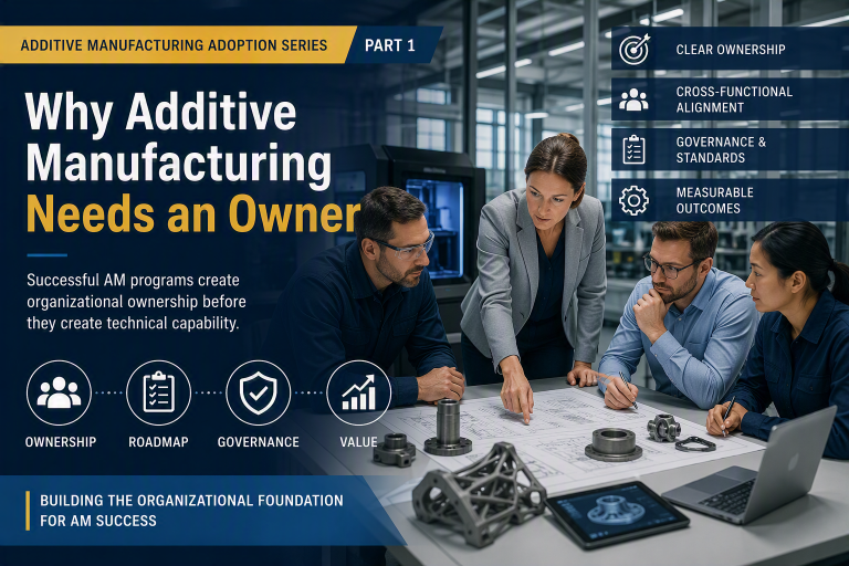 Why Additive Manufacturing Needs an Owner