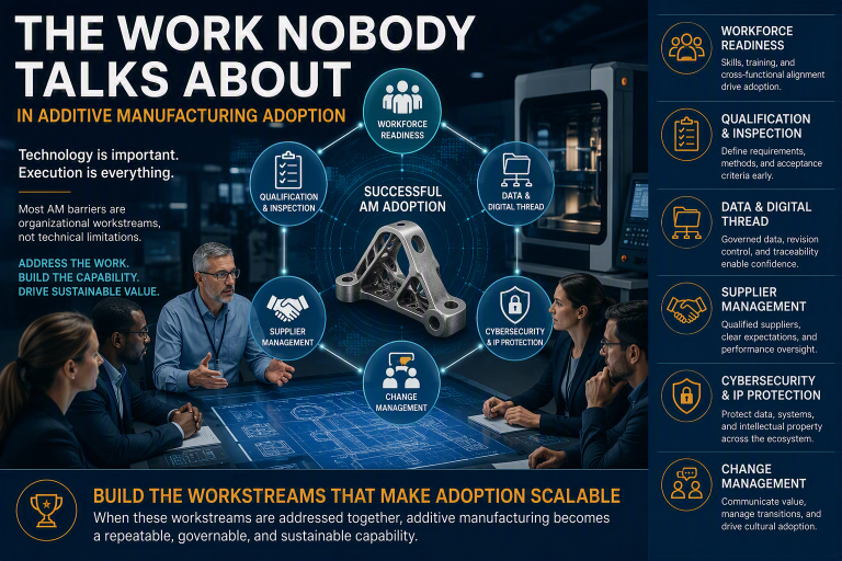 The Work Nobody Talks About in Additive Manufacturing Adoption